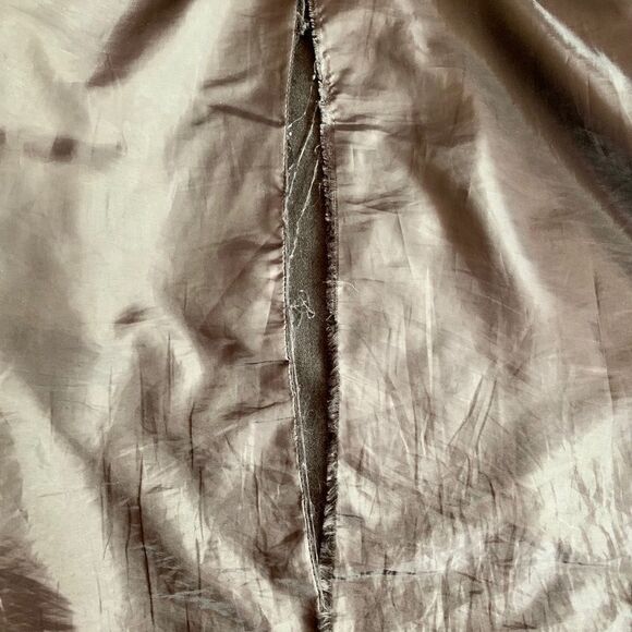 BLACK HERMAN KAY CAR COAT HOOD w FAUX FUR SIZE 8 - Picture 8 of 8